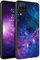 BENTOBEN Hülle für Samsung Galaxy A12 - Slim Handyhülle mit Fluoreszenz Nebula Muster, PC Schale und TPU Bumper, Kratzfeste Schutzhülle