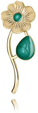 Belle Petite Fleur Broche ; Saint Valentin Cadeau Quotidien Bijoux pour Femme (Style 10 - Bleu Turquoise)