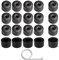 GUUZI 20 Pezzi Copri Bulloni Copridado Ruota 17mm Copri Dadi Pneumatici Esagonali Universali (4 Pezzi Tappo Bullone di Bloccaggio Antifurto + 16 Pezzi Tappo Normale) con Strumento di Rimozione (Nero)