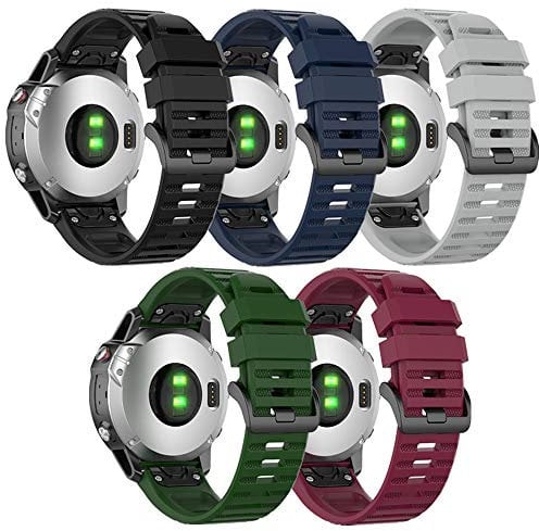 Band für Garmin Approach S60 S62, Quick Fit Band Ersatz für Garmin Approach S60/Approach S62/Quatix 5/Quatix 6 (ohne Tracker, nur Ersatzbänder)