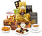 Luxury Tea & Biscuits Gift Set - Afternoon Tea Hamper with Dark Chocolate Ginger Biscuits, Strawberry Preserve, Fruit Cake - Luxury Coffee Gifts, from Regency Hampers