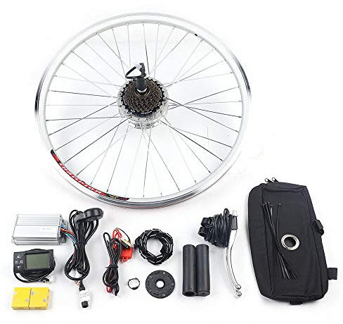 Frederimo Ebike Umbausatz mit LCD Display, 28” 36V 250W Hinterrad E Bike Conversion Kit Ebike Elektrofahrrad Umbausatz Kit für Hinterrad,Vorderrad