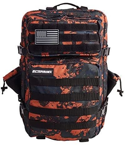 ELITRAINX ELITEX TRAINING Militär-Rucksack, 45 l, wasserdicht, Sport, Flugzeugkabine, CrossTraining, Outdoor-Sport, Fitnessstudio, tragbar (Mars)