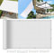 SunSail Wasserdicht Rechteckig 6.5 x 10 m Sonnenschutz Windschutz Sonnensegel Schattentuch inkl Befestigungsseile für Patio Hinterhof Rasengarten, Weiß