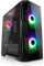 Gaming PC-Gehäuse Helios 500G - Midi-Tower, RGB Beleuchtung (inkl. Steuerung), Glas-Seitenteil, Glas-Front, vormontierte Lüfter, ATX, Micro-ATX, Mini-ITX, schwarz