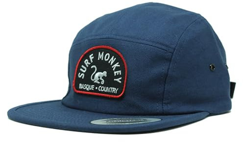 Verstellbare Strapback-Kappe – klassische Jockey Cap – Baseballkappe für Herren/Damen mit 5 Paneelen, marineblau, One size