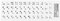 Ranuw Letter Sticker Waterproof Super Durable Japanese Keyboard Stickers 18x6.5cm For Laptop Keyboard Universal Keyboard Stickers English Japanese