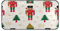 Ksajwzf Kitchen Floor Mat Christmas Nutcracker Non Slip Absorbent Runner Rugs Doormat Christmas Tree for Entryway Entrance Bathroom Garage Home Decor 39x20