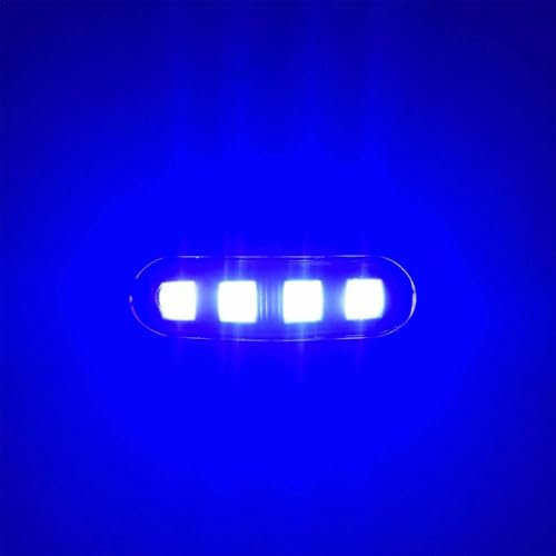 Pzuryhg Seitenmarkierungsleuchten für PKW, Anhänger, 4 LEDs, hintere Seitenmarkierungsleuchten und Blinker, IP67 wasserdichte LED-Seitenmarkierung, 12/24 V Blinker, LED-Anhängerleuchten, verbessertes