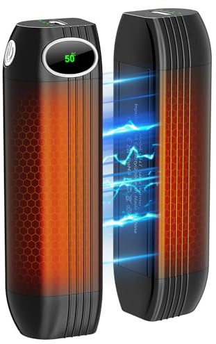 Hand Warmers Rechargeable 2 Pack, AI Smart Chip 20Hrs Long Safe Heat, 2s Fast Heating Up to 140℉, Portable Pocket Heater, Warm Gifts for Christmas, Outdoor, Golf, Hunting, Camping Accessories