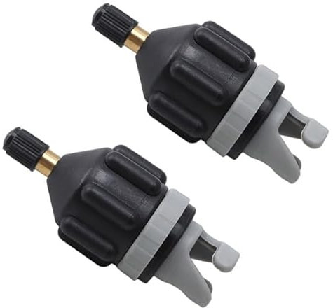 Xiciki 2 Stück SUP Pumpenadapter,Schlauchboot Zubehör,SUP Zubehör,SUP pumpe Ventiladapter,Adapter Für Kompressor,Tragbarer Pumpe Adapter Für Schlauchboot,Kompatibel Mit Standard Luftpumpen