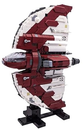 barweer Klemmbausteine Technik T6 Shuttle Geschenk für Space Wars Fans,Space Shuttle Raumschiff Modell Set für Erwachsene,Flugzeug Starship Sammlung (1378 Teilen)