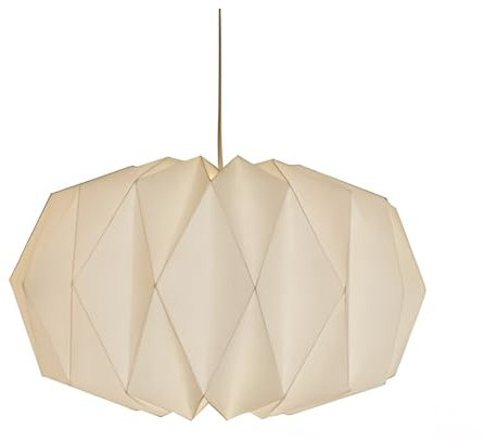 Duronge Lampenschirm, Origami Design Papier Lampenschirm, Lampenschirm Hängelampe, Nordische Lampenschirm Deko, für Wohnzimmer, Schlafzimmer, Esszimmer