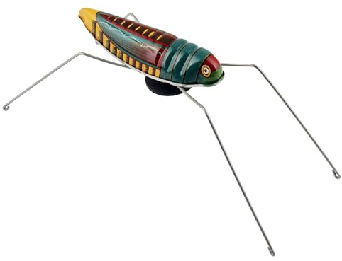 Freak Scene Blechspielzeug Grashüpfer aus Blech Heuschrecke Hüpfer Blechtier Modell 01