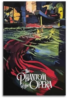 PPOXXFFE Filmposter, Motiv: Das Phantom der Oper, dekoratives Gemälde, Leinwand, Wandposter und Kunstdruck, moderne Familienschlafzimmer-Dekoration, Poster, 20 x 30 cm