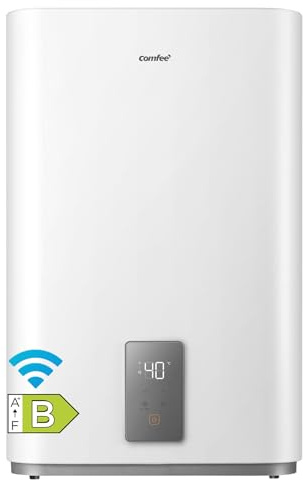 COMFEE' CWH15ED1350EUW Calentador de Agua Eléctrico, Doble Tanque, 47L