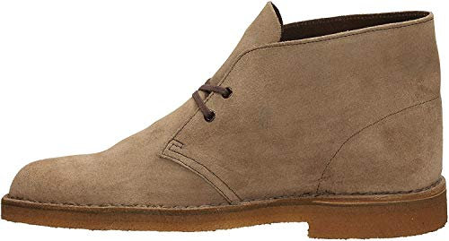 Clarks Originals Desert Boot, Stivali Chukka Uomo, Grigio (Wolf), 43