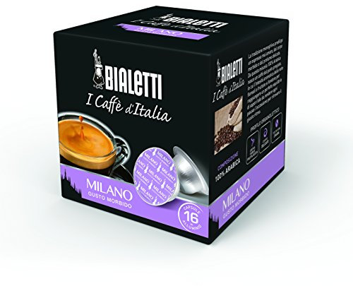 Bialetti Capsules Milano - Set 8 packages of 16 capsules