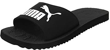 PUMA Purecat, Sandali a ciabatta Unisex - Adulto, Black White, 48.5 EU