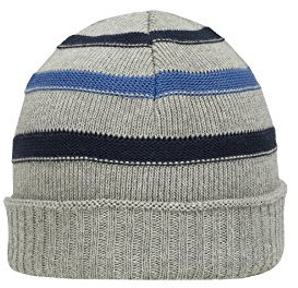 Döll Jungen Mütze Topfmütze Strick, Gr. 47, Grau (light gray melange 8100)