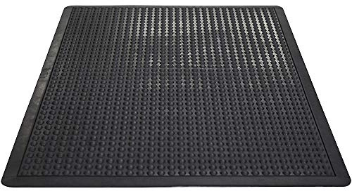 Kaiserkraft Yoga Dome Anti-Müdigkeitsmatte, 1200 x 900 mm, Schwarz
