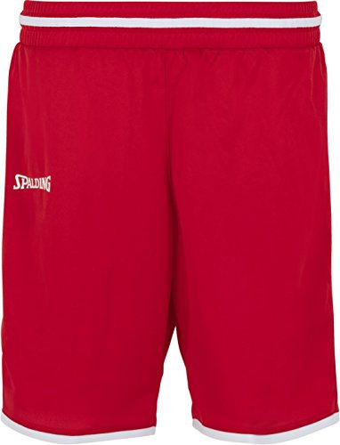 Spalding Damen Move Shorts, rot/Weiß, XL