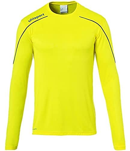 uhlsport Kinder Trikot Stream 22 Langarm Trikot, limonengelb/azurblau, 116, 100347811
