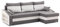 Ecksofa Hewlet mit Regal, Schlaffunktion! Best ECKSOFA! Eckcouch mit Bettkasten! Best! Polstermöbel fur Wohnzimmer mit stauraum(Haiti 14+ Haiti 0- Regal Links) Breite:235 cm, Tiefe 140 cm, Höhe:75 cm