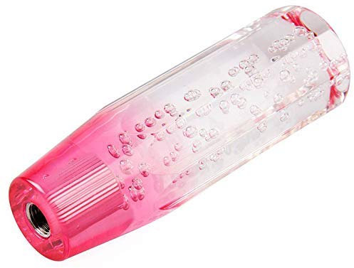 MASO Schaltknauf, universal, Aluminium, manuelle Schaltknöpfe, Weiß + Rosa (20 cm)