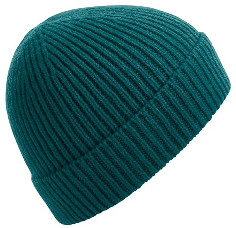 Beechfield Engineered Knit Ribbed Beanie Ocean Green One Size