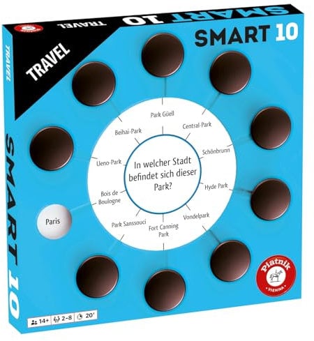 Piatnik Smart 10 Zusatzfragen Travel