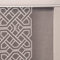 SCHÖNER LEBEN. Panneau japonais aspect batiste brodé Anthracite/gris/blanc 245 x 60 cm