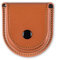 Hermann Jäckle Gürteltasche Taschenuhr-Etui Lederimitat Druckknopf für 1 Taschenuhr (Braun)