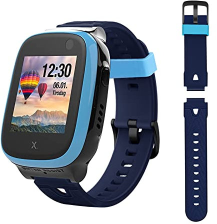 [1-Stück] Kinder Armbänder kompatibel mit Xplora X5/ XGO2/XGO3 Armband, Xplora Kids Smartwatch Ersatz Silikon Uhrenarmband für X5 Play/ XGO 2/XGO 3, Mädchen Jungen Student Geschenk,Mitternachtsblau