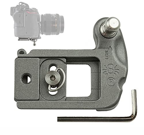 Spider Holster – SpiderPro Mirrorless Camera Plate for Any Spider Camera Holster with Universal Tripod Compatibility and Secure Anti-Twist Spider Pin – Does Not Block Battery Door Access