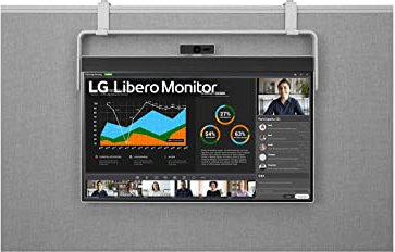 LG 27'' 27BQ70QC-S 27-inch QHD Libero Monitor with Detachable Full HD Webcam, 27-inch QHD (2560 x 1440) IPS Display