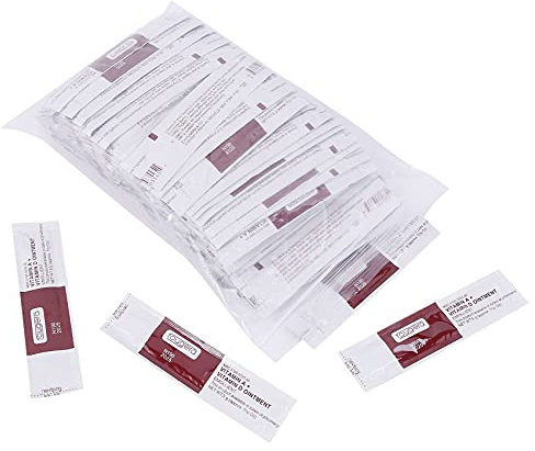 100 Stück Tattoo-Creme, zur Wiederherstellung von Tätowierungen, nach der Pflege, Salben, Creme, Anti-Narben, Vitamin A + Vitamin D, Salbe, Top Repair Tattoo-Creme