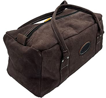 Rolson 68281 350mm Leather Contractor Tool Bag