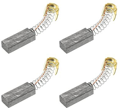 PATIKIL 4Pcs Escobillas de Carbón para Motor, 20x8x5mm Cepillos de Carbón para Herramienta Eléctrica, Reemplazo de Reparación de Angular Amoladora Mesa Sierra Taladro de Mano