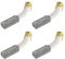 PATIKIL 4Pcs Escobillas de Carbón para Motor, 20x8x5mm Cepillos de Carbón para Herramienta Eléctrica, Reemplazo de Reparación de Angular Amoladora Mesa Sierra Taladro de Mano