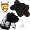 Eiswürfelformen Totenkopf, FainFun 3D Silikon Eiswürfelform Totenkopf, Eiswürfelform Schädel, für Cocktails und Whisky(Klein)