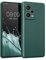 kwmobile Handyhülle kompatibel mit Xiaomi Redmi Note 12 Pro+ 5G / Note 12 Pro Plus 5G Hülle - weiche Silikon Case metallisch schimmernd in Metallic Petrol