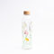 Carrybottles Glastrinkflasche 0,7l (Let the Bees be)| Sportflasche, Wasserflasche | BPA-frei, auslaufsicher & kohlensäuregeeignet | Made in Germany