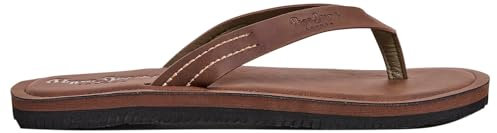 Pepe Jeans Surf Island, Tongs Homme, Marron (Tan Brown), 8