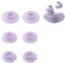 CLEK 3 Pairs Silicone Ear Tips Compatible with Samsung Galaxy Buds 2 R177, Small/Medium/Large, Ear Caps Silicone Case, replacement earbuds tips, Purple