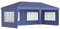 Outsunny Carpa Plegable 6x3 m con 4 Laterales Desmontables Cenador de Jardín con 4 Ventanas Visibles y Bolsa de Transporte Impermeable Gazebo para Exterior Patio Terraza Azul
