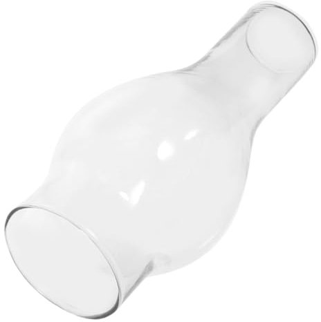 BESTonZON Glasschirm einer Petroleumlampe Lampenschirm Glas Hurrikan-Lampenglobus Lampenöl Lampenschirm einer Öllaterne Jahrgang Brenner Windschutzscheibe Öllampe l555 Schornsteinlichter