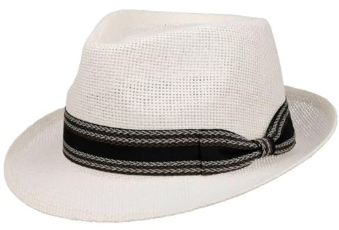 Lipodo Chapeau en Paille Montreal Trilby Femme/Homme - de Soleil Plage Ete Printemps-ete