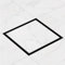 Duschrinne Quadrat Schwarz Matt Befliesbar 10 * 10cm Extra Flach Edelstahl komplettset duschabfluss bodenablauf 360 Grad Siphon mit Geruchsstop und Haarsieb Größen 10-25cm
