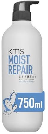 KMS MoistRepair Shampoo per capelli secchi, 750 ml, ripara, idrata, protegge, con fico d'India riciclato, formula vegana